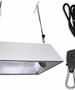 4pcs 1/8 Inch Heavy Duty Adjustable Grow Light Ratchet Rope Hanger for Grow Light Fixtures Gardening 2