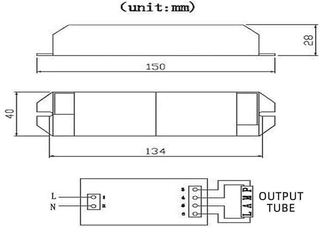 AC220V Electronic Ballasts Universal 24W 36W 55W for Lights 2G11 Lamp Tubl Lamp (Color : 55W) 2 AC220V Electronic Ballasts Universal 24W 36W 55W for Lights 2G11 Lamp Tubl Lamp (Color : 55W) - Image 2