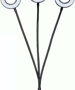 LED Ring Plant Grow Light, Grow Light with Clamp, 3 Toning Modes 3/9/12 H Timer Ideal for Greenhouse Plants Flowers Veg Succulents Potted Growth (Size : 1 Head) ()