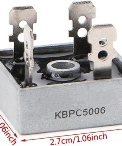 KBPC5006 Power Bridge Rectifier 50A 600V Metal Case Diode Bridge Control Single-Phase 2