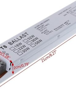 T8 220-240V AC 2x30W Wide Voltage Electronic Ballast Fluorescent Lamp Ballasts (Color : 2x18W) 2