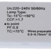 220-240V AC 2x18W 2x30W 2x36W 2x58W Wide Voltage T8 Electronic Ballast Fluorescent Lamp Ballasts (Size : 2x36W) 4