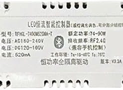 Ballast led Power Supply 12W-24W-36W Ceiling lamp Modification Board Light Strip Driver (Color : Single dimming 74-90W)