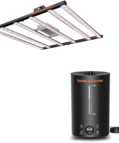 Spider Farmer Grow Tent Humidifier and SE5000 Grow Light
