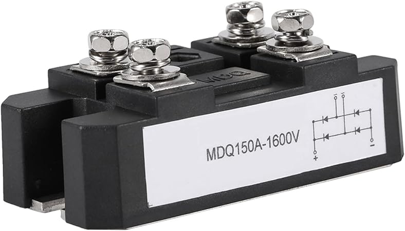 Single-Phase Diode Bridge Rectifier 150A 1600V Black High Power Bridge Rectifiers Single-Phase Diode Bridge Rectifier 150A 1600V Black High Power Bridge Rectifiers