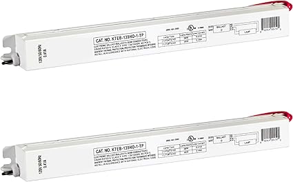 OHLECTRIC (2 Pack Replacement for Keystone KTEB-139HO-1-TP T5HO Electronic Ballast – 1 Lamp | 120V | Normal Power Factor | Rapid Start Technology | Thermally Protected | FCC Compliant OHLECTRIC (2 Pack Replacement for Keystone KTEB-139HO-1-TP T5HO Electronic Ballast - 1 Lamp | 120V | Normal Power Factor | Rapid Start Technology | Thermally Protected | FCC Compliant