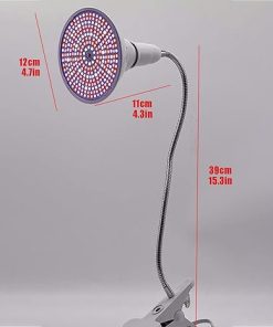 LED Grow Light, Grow Lights for Indoor Plants Witrh Switch, Ideal for Greenhouse Plants Flowers Veg Succulents Potted Growth (Size : 1 Head 290 lamp Beads) () 2