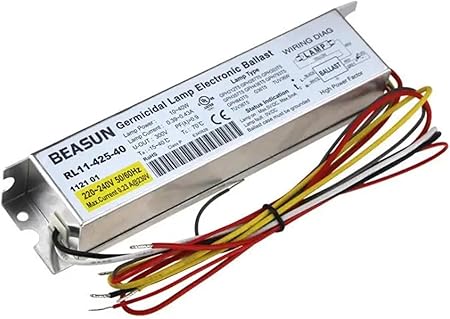 UV Electronic Ballast 10-41W Universal Type RL11-425-40 is Suitable for 21-40W UV Lamps 2 UV Electronic Ballast 10-41W Universal Type RL11-425-40 is Suitable for 21-40W UV Lamps - Image 2