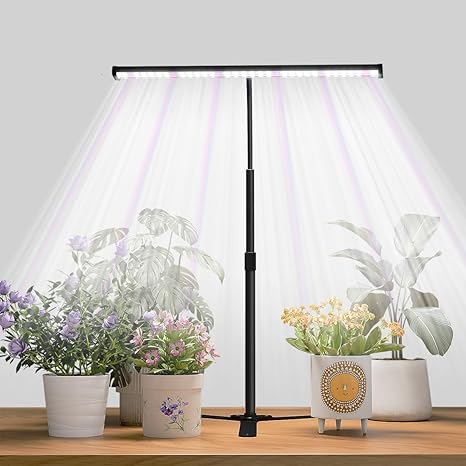 Super-Bright Grow Light for Indoor Plants, 6000K 108LEDs Full Spectrum Plant Lamp with Timer 4/8/12Hrs & Height Extendable for Home Office Desktop Plants, 12V 3A High Power Output for Faster Growth Super-Bright Grow Light for Indoor Plants, 6000K 108LEDs Full Spectrum Plant Lamp with Timer 4/8/12Hrs & Height Extendable for Home Office Desktop Plants, 12V 3A High Power Output for Faster Growth