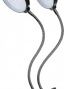 MEGHALI USB Plant Light LED Plant Fill Lights Clip Light with Timing Dimming Function Indoor Plant Lamp for Vegetable Succulent Herb Seedlings Garden