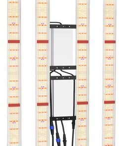 500W Led Grow Light, Full Spectrum Grow Lights for Indoor Plants with Daisy Chain, Plant Lights for Indoor Growing, Plant Grow Lights Indoor for 3×5 Grow Gent Greenhouse Dimmable, Black