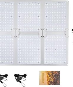 LED Grow Light, 660W Plant Growing Lamp LM301B LED Lamp Sunlike Full Spectrum for Indoor Plants Horticulture Aluminum Plate Grow Adjustable Rope Hanger 6×6/5x5ft Grow Tent