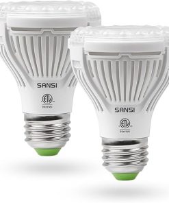 SANSI 32W Grow Light Bulbs for Indoor Plants, 350W Equivalent Full Spectrum+2 Pack 10W Grow Light LED Grow Light Bulb for Seeds and Greens 2