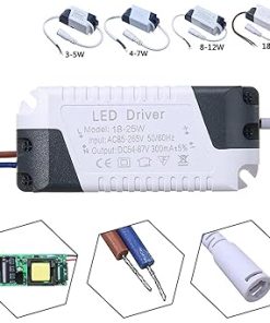 LED 300mA Driver 85-265V lamp Transformer Constant Current Power Adapter Suitable for LED Light Strips 3W-25W (Size : 12 to 18W) 2