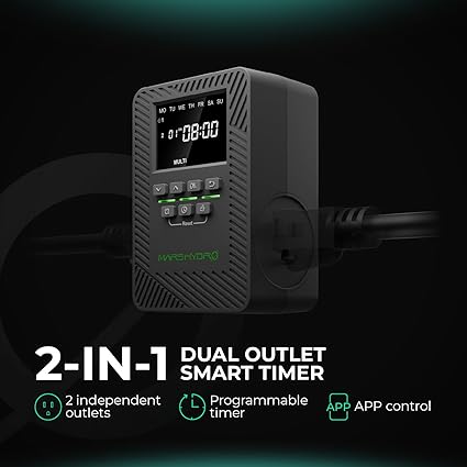 MARS HYDRO TS 3000 450W LED Grow Light for Indoor Plants Full Spectrum with ITime 2-in-1 Smart Timer Outlet Dual Outlet App Control 2 MARS HYDRO TS 3000 450W LED Grow Light for Indoor Plants Full Spectrum with ITime 2-in-1 Smart Timer Outlet Dual Outlet App Control - Image 2