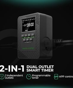 MARS HYDRO FC6500 730W Samsung LM301H EVO LED Grow Light 5×5 with ITime 2-in-1 Smart Timer Outlet Dual Outlet App Control 2