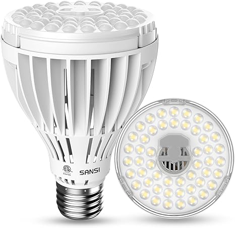 SANSI 24W Grow Light Bulb for Seeds and Greens + 10W Grow Light Bulb 4Pack, Full Spectrum LED Grow Bulb for Indoor Plants, Grow Lamp with Optical Lens for High PPFD 2 SANSI 24W Grow Light Bulb for Seeds and Greens + 10W Grow Light Bulb 4Pack, Full Spectrum LED Grow Bulb for Indoor Plants, Grow Lamp with Optical Lens for High PPFD - Image 2