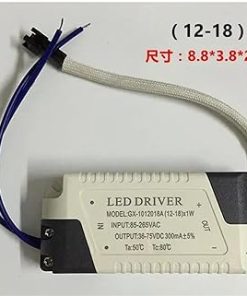 LED Driver AC 85- ​​265V 300mA (12-18)*1W Power Transformer Ballast Suitable for downlights, spotlights, Ceiling Lights, LEDs 2