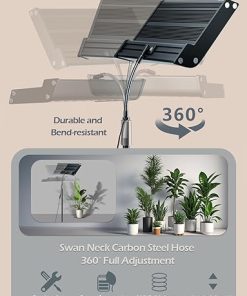 AncientPWR Plant Grow Lights for Indoor Plants Full Spectrum with Auto Timer (3/9/12H) & 10-Level Dimming,70in Adjustable Height + Flexible Gooseneck,Grow Lamp for (Large/Small) Plant with Sturdy Base 2
