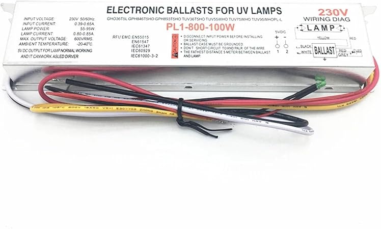 220V 230V 21-40W 55W-95W Electronic Ballast LED Driver DC5V Output Rectifier (Size : 55-95W) 220V 230V 21-40W 55W-95W Electronic Ballast LED Driver DC5V Output Rectifier (Size : 55-95W)