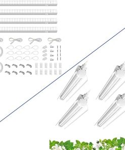 Barrina Grow Lights for Indoor Plants, 5000K White Full Spectrum Grow Light Strip, 1FT Plant Light for Greenhouse Indoor Growing, 8 Packs Barrina Grow Lights for Indoor Plants, 5000K White Full Spectrum Grow Light Strip, 1FT Plant Light for Greenhouse Indoor Growing, 8 Packs