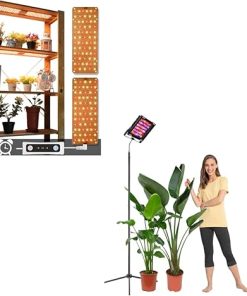 Grow Light, LED Grow Lights for Indoor Plants Full Spectrum, Timer Plant Light, Indoor Plant Growing Lamp for Seedlings, Veg, Flowers Grow Light, LED Grow Lights for Indoor Plants Full Spectrum, Timer Plant Light, Indoor Plant Growing Lamp for Seedlings, Veg, Flowers