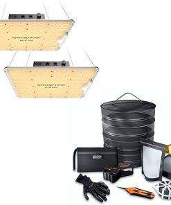 Spider Farmer Cost-Effective 9-in-1 Plant Grow Tools Kit and SF1000-2Pack, Samsung LM301H EVO Led Grow Light, Full Spectrum Plant Grow Light
