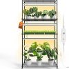Grow Lamp for Indoor Plants, 3F1500 LED Full Spectrum Grow Light for Seed Starting Vegetables Bloom Plant Growing Light with Daisy Chain Temperature Hygrometer Coverage:4.5×4.5ft 4