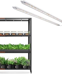 Spider Farmer Glow80 Waterproof LED Grow Lights with Indoor Plant Stand 3-Tier Metal Plant Shelf Spider Farmer Glow80 Waterproof LED Grow Lights with Indoor Plant Stand 3-Tier Metal Plant Shelf