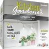 Miracle LED Kitchen Gardener DesignerLine Indoor Grow Kit Part #603720-Includes 2 Absolute Daylight Full Spectrum 100W Replace Grow Bulbs & 1 2-Socket Silver Hanging Lights with Shade & Timer (2-Pack) 3