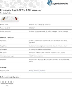 eldoLED | SC4202L1 Symbiosis, Dual 0-10V to DALI translator | *258LPU 2
