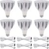 PAR30 LED Bulb 30 Watt COB Grow Lights (250 Watt Eqv.) Full Spectrum Plant Light with Plug-in Hanging Cord Kit Grow Lamp Bulb(6 PCS) 4