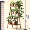 FREELICHT 2 Pack 4FT LED Grow Light, 40W (250W Equivalent), Full Spectrum Sunlight Growing Lamp Fixture, Linkable Hanging Plant Light for Hydroponic Indoor Plants Seeding, Plug-in with On/Off Switch 4