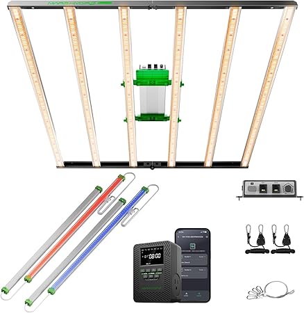 MARS HYDRO 2025 New FC-E6500 Foldable LED Grow Light 5x5ft 730Watt, with ADlite RB30 Led Grow Light for Indoor Plants and ITime 2-in-1 Smart Timer Outlet MARS HYDRO 2025 New FC-E6500 Foldable LED Grow Light 5x5ft 730Watt, with ADlite RB30 Led Grow Light for Indoor Plants and ITime 2-in-1 Smart Timer Outlet