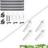 IMVSINCERE Outdoor Grow Light String 200W Greenhouse IP44 Waterproof String Grow Lighting, Full Spectrum LED Plant Grow Lights Lamp, Garden Grow Lights 42.65ft for Veg Seedling Flower (12-Bulbs) 3