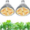 LED Grow Lights for Indoor Plants Full Spectrum, 1530 Pcs Diodes 400W Grow Lamp, 4x4ft Commercial Foldable 6 Bar Daisy Chain Growing Plant Lights for Indoor Plants Veg Seed and Bloom 3