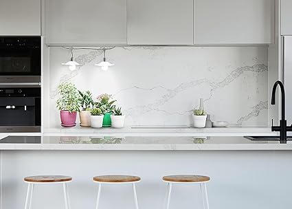 Miracle LED Kitchen Gardener Designer Line Indoor Grow Kit – Includes 2 Absolute Daylight Full Spectrum 100W Replacement Grow Bulbs & 1 2-Socket White Shaded Cord Fixture with Timer (8-Pack) 2 Miracle LED Kitchen Gardener Designer Line Indoor Grow Kit - Includes 2 Absolute Daylight Full Spectrum 100W Replacement Grow Bulbs & 1 2-Socket White Shaded Cord Fixture with Timer (8-Pack) - Image 2