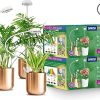 Floor Grow Lights for Indoor Plants Full Spectrum, Plant Lights for Indoor Growing with 18W COB Grow Light Blub, 2/4/8H Timer, Arched Standing Tall Grow Lamp with Weighted Base (Not Dimmable) 3