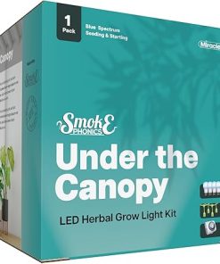 Miracle LED Smokephonics Under The Canopy Indoor Grow Light Kit – Double Plant Yield – Blue Spectrum 150W Replacement Grow Bulbs & 4-Socket Corded Fixture with SproutMatic Timer Miracle LED Smokephonics Under The Canopy Indoor Grow Light Kit – Double Plant Yield – Blue Spectrum 150W Replacement Grow Bulbs & 4-Socket Corded Fixture with SproutMatic Timer