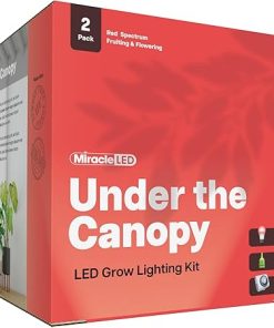Miracle LED Under The Canopy Indoor Grow Light Kit – Double Plant Yield – Ultra Grow Red Spectrum 150W Replacement Grow Bulbs & 1-Socket Corded Fixture with SproutMatic Timer (2-Pack) Miracle LED Under The Canopy Indoor Grow Light Kit – Double Plant Yield – Ultra Grow Red Spectrum 150W Replacement Grow Bulbs & 1-Socket Corded Fixture with SproutMatic Timer (2-Pack)