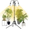 420W Led Grow Lights for Indoor Plants Full Spectrum Foldable and dimmable LED Grow Lights Daisy Chain 4×4/5x5ft Coverage Bar Style Growing Lamp for Indoor Plants 4