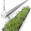 Outdoor Grow Lights for Plants, Full Spectrum Greenhouse Grow Light, UL Certified Daisy-Chain String Grow Lights, IP44 Waterproof, 22FT Adjustable Cord, for Vegetables, Seedlings, Flowers (6 Lights) 4
