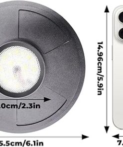 5W Grow Light for Vases Up to 5.9 Inches in Diameter, Terrarium Light with Controller for Adjust Brightness and Timer, Aquarium Plant Light 2