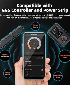 Spider Farmer 4 Inch Smart Inline Duct Fan with GGS Controller and SF7000, Samsung LM301B Diodes Led Grow Light, Full Spectrum Plant Grow Light 2