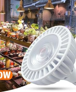 PAR38 LED Grow Lights with Plug-in Hanging Cord 40 Watt COB Full Spectrum Plant Light Bulb (300 Watt Eqv.) Grow Lamp Bulb for Indoor Plants Flowers Greenhouse Seed Starting (6 PCS) 2