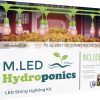 Miracle LED Greenhouse in a Box Grow Kit – Includes 4 Multi-Plant Blue Spectrum 150W Replacement Grow Light Bulbs & 1 4-Socket Corded Fixture with SproutMatic Grow Light Timer 3