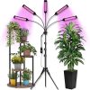 SANSI Grow Lights for Indoor Plants, Full Spectrum 600W Equivalent, Energy Efficient 40W Plant Lights for Indoor Growing, 35.8″-47″ Adjustable Tripod Stand Grow Lights with Remote Control Auto Timer 4