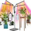 Indoor Garden Growing System, Self-Watering Plant Base, Smart Gardening System with 17W LED Grow Light & Auto Timer, for Vegetables Herbs (No Seeds, Pot Not Included) 3