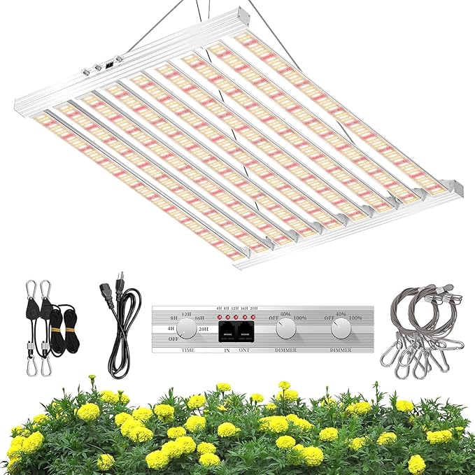 SZHLUX 620W LED Grow Light 4×6ft Daisy Chain Dimming Full Spectrum Grow Light for Indoor Plants, Sunlight Plant Light for Seedling Veg and Bloom Commercial Grow Light SZHLUX 620W LED Grow Light 4×6ft Daisy Chain Dimming Full Spectrum Grow Light for Indoor Plants, Sunlight Plant Light for Seedling Veg and Bloom Commercial Grow Light
