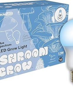 Miracle LED Shroom Grow Indoor LED Grow Bulbs for Oyster, Shiitake, Lions Mane Mushrooms ect. with Ultra Grow Blue Spectrum Replace 150W LED Grow Bulbs (36-Pack) Miracle LED Shroom Grow Indoor LED Grow Bulbs for Oyster, Shiitake, Lions Mane Mushrooms ect. with Ultra Grow Blue Spectrum Replace 150W LED Grow Bulbs (36-Pack)
